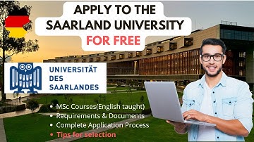 SAARLAND UNIVERSITY FULL APPLICATION PROCESS | Zero Tuition fee | Informatics Campus | Vikas Berad