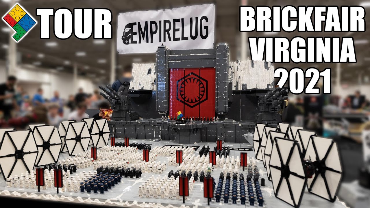 EmpireLUG Brickfair Virginia 2021 Booth Tour - Starkiller Base, Anaxes Outpost, Battle of Geonosis!