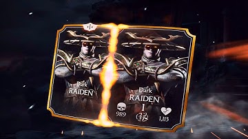 Mortal Kombat X (iOS) - Dark Raiden Challenge - Battle 5: Dark Raiden Boss Fight (Hard Difficulty)