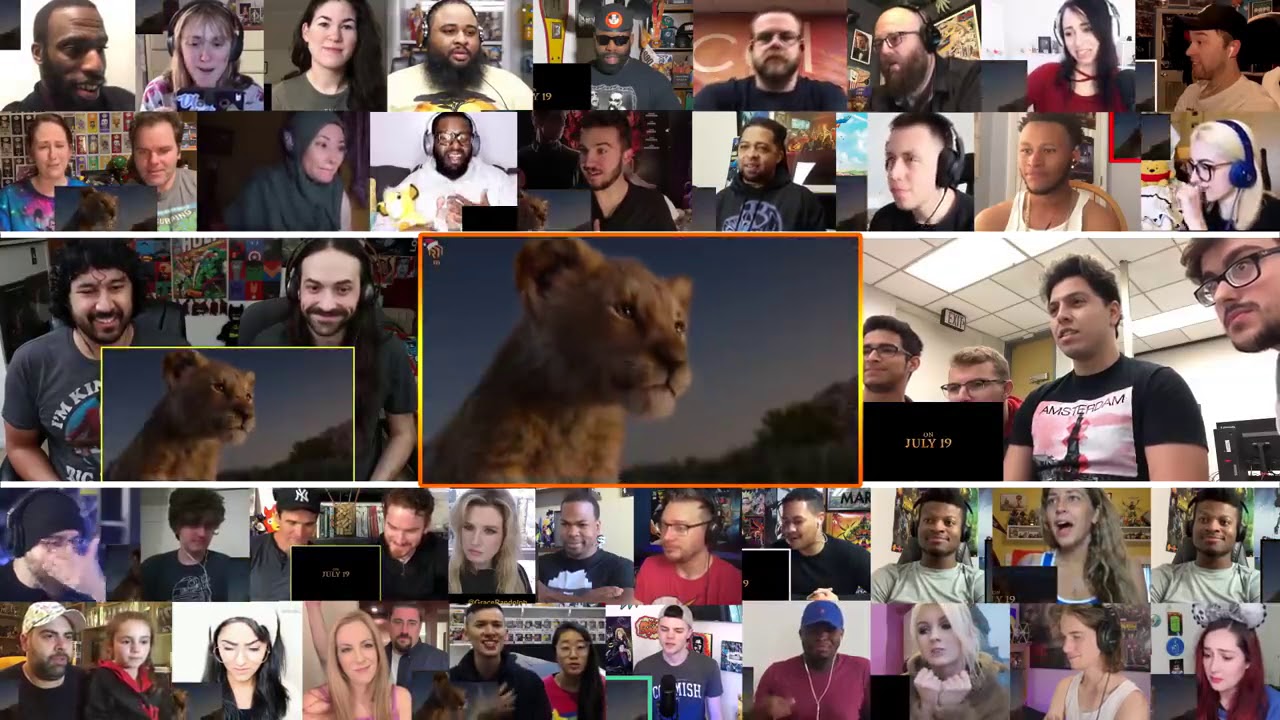 The Lion King Official Trailer REACTIONS MASHUP