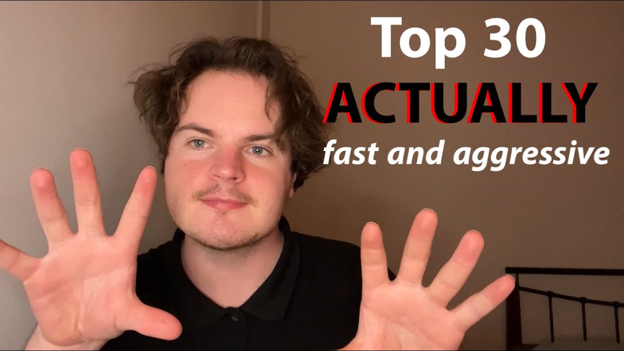 Top 30 Actually Fast & Aggressive ASMR Triggers