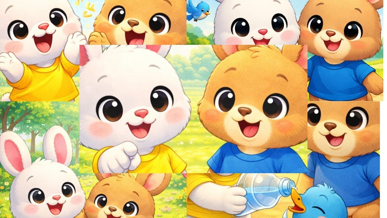 Hunny Bunny Help a Little Bird 🐦💛 | Cute Kids Cartoon Story | Moral Story for Children