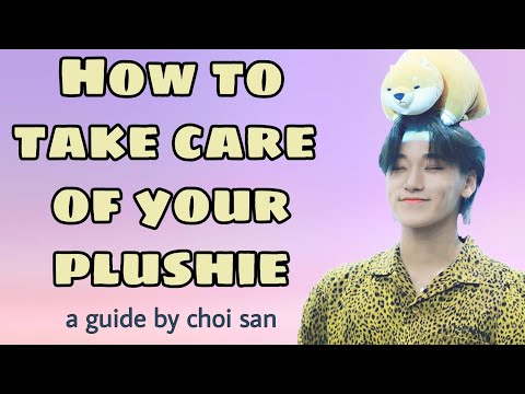 How To Take Care Of Your Plushie- A Guide By Choi San