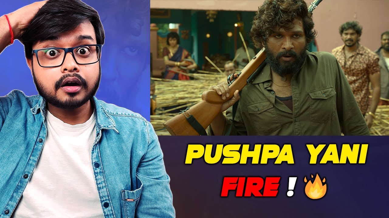 Pushpa Trailer Review & Reaction In Hindi | Allu Arjun | Crazy 4 Movie