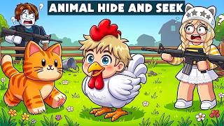 Animal Hide & Seek in Roblox!