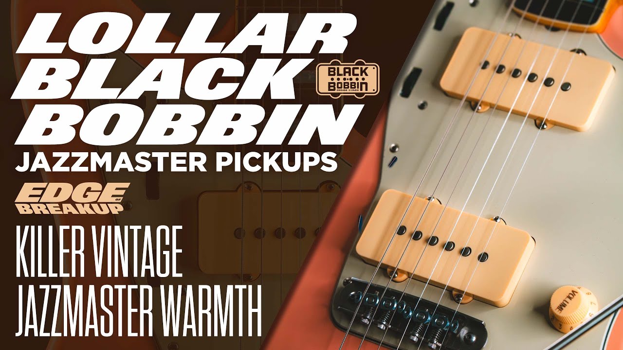 Essential Jazzmaster Upgrade! Lollar Black Bobbin Jazzmaster Pickups