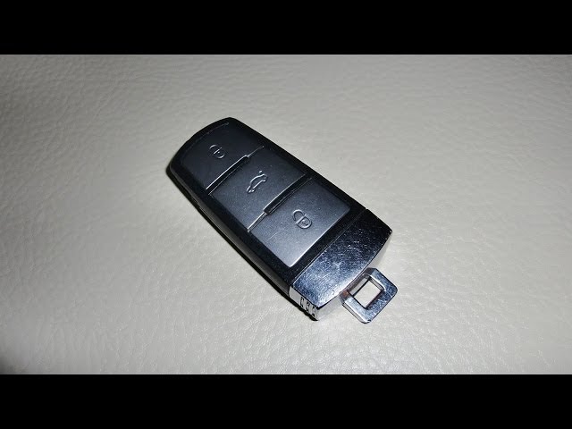 VW Passat 3C Volkswagen replace battery remote key fob / Schlüssel  Fernbedienung Batterie wechseln 
