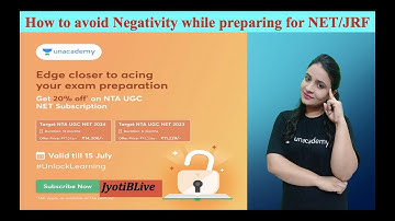 How to avoid Negativity while preparing for NET/JRF | Environmental Sciences | UGC NET / JRF