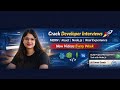 Live streaming of Real Interview Experience