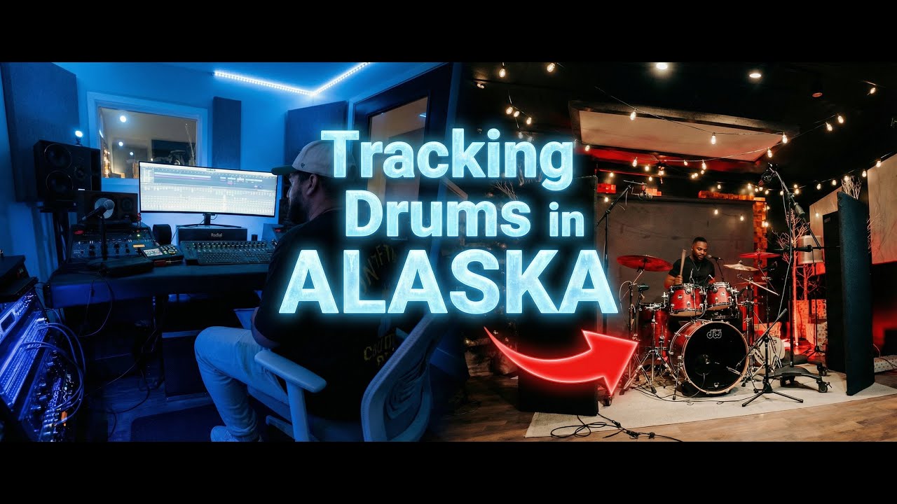 Music in Alaska.. Recording Drums in one of the coldest states