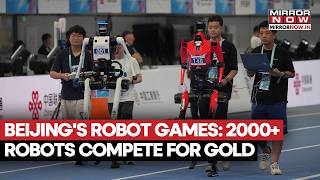 Beijing Robot Games: Over 2000+ Humanoid Robots Battle For Gold On Day 2 | WATCH