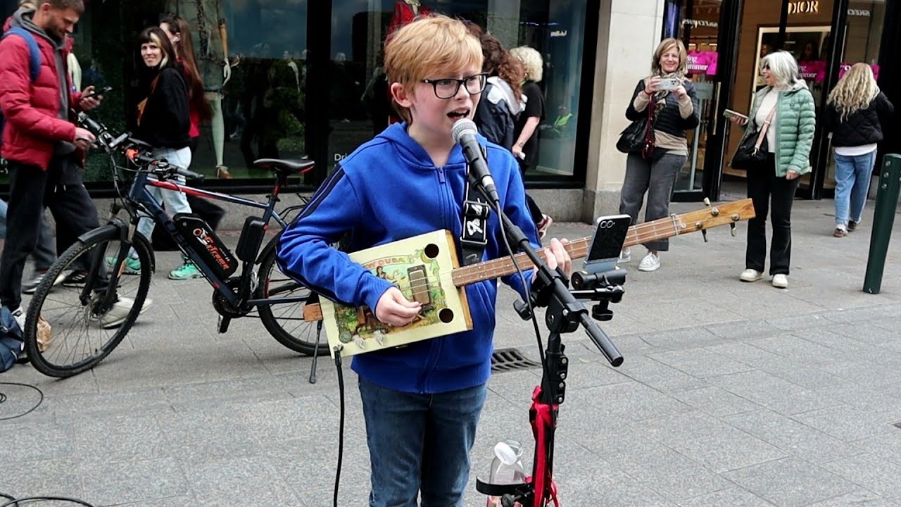 Young Busker's Cover Performance Gets a Twist With Unique