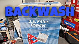 Pool Backwash DE Filter