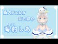 【自己紹介】初めまして、海豹しあです【新人Vtuber】