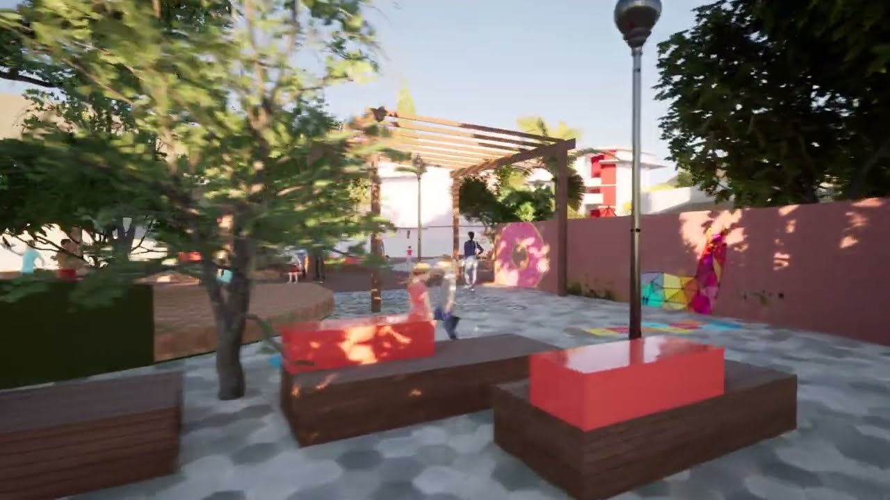 Diseño Urbano para la Unidad Técnico Humanistico (Sipe Sipe) - Recorrido virtual