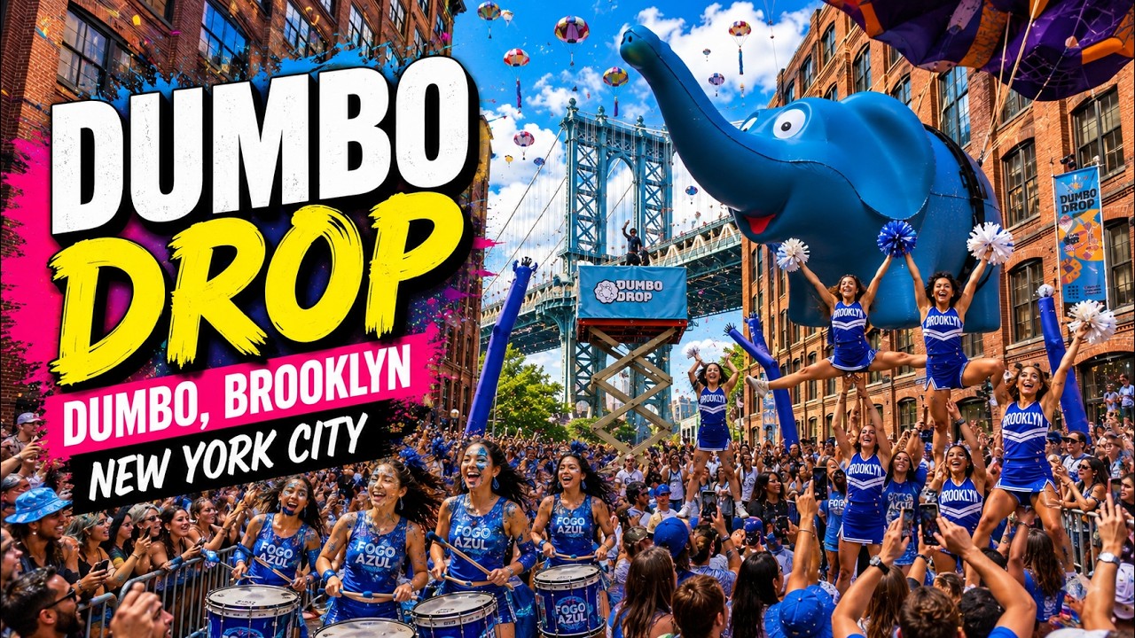 Thousands of Flying Elephants Take Over DUMBO Brooklyn New York City thumbnail