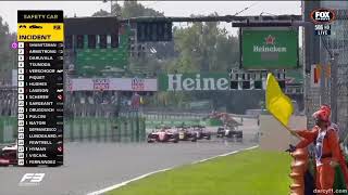 Huge crash in F3 ItalianGP 2019