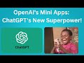 Breaking News: OpenAI Launches Mini Apps: ChatGPT Becomes Your New Operating System!