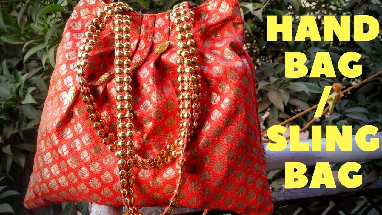 Hand Bag Sling Bag Making At Home In Hindi YouTube