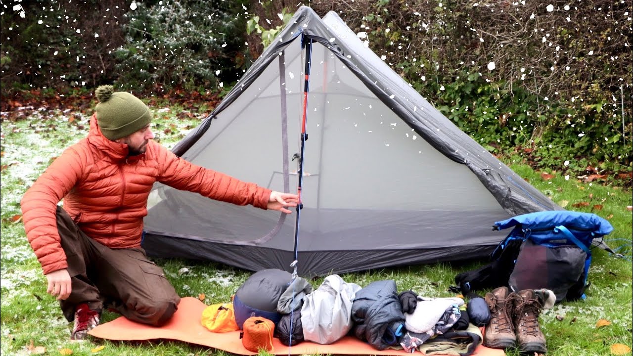 Everything I Need For Multi Day Winter Camping - Lightwight Backpacking Gear For Winter