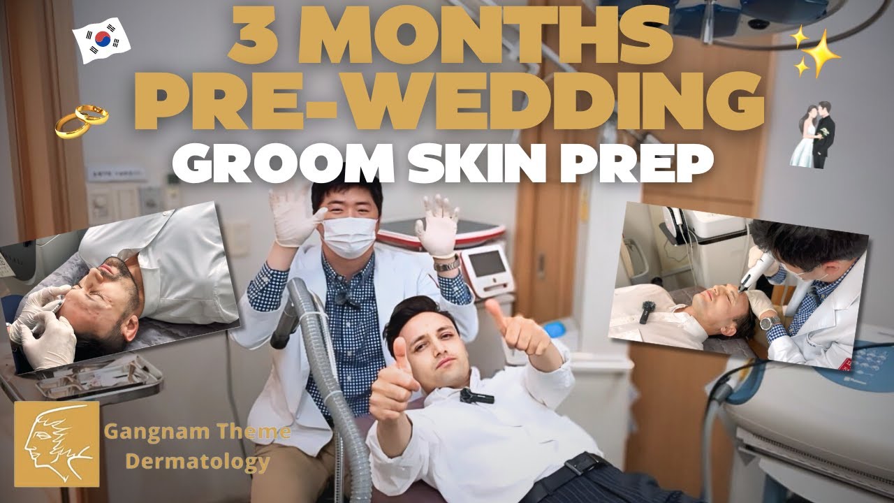 🇰🇷🤵🏻‍♂️ Korea's Secret to Flawless Wedding-Day Skin for Grooms! ✨🫧