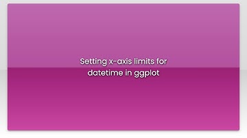 Setting x-axis limits for datetime in ggplot