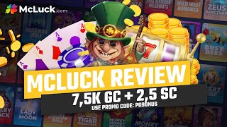 McLuck Casino Review + Exclusive Sign Up Bonus Code: PGBONUS