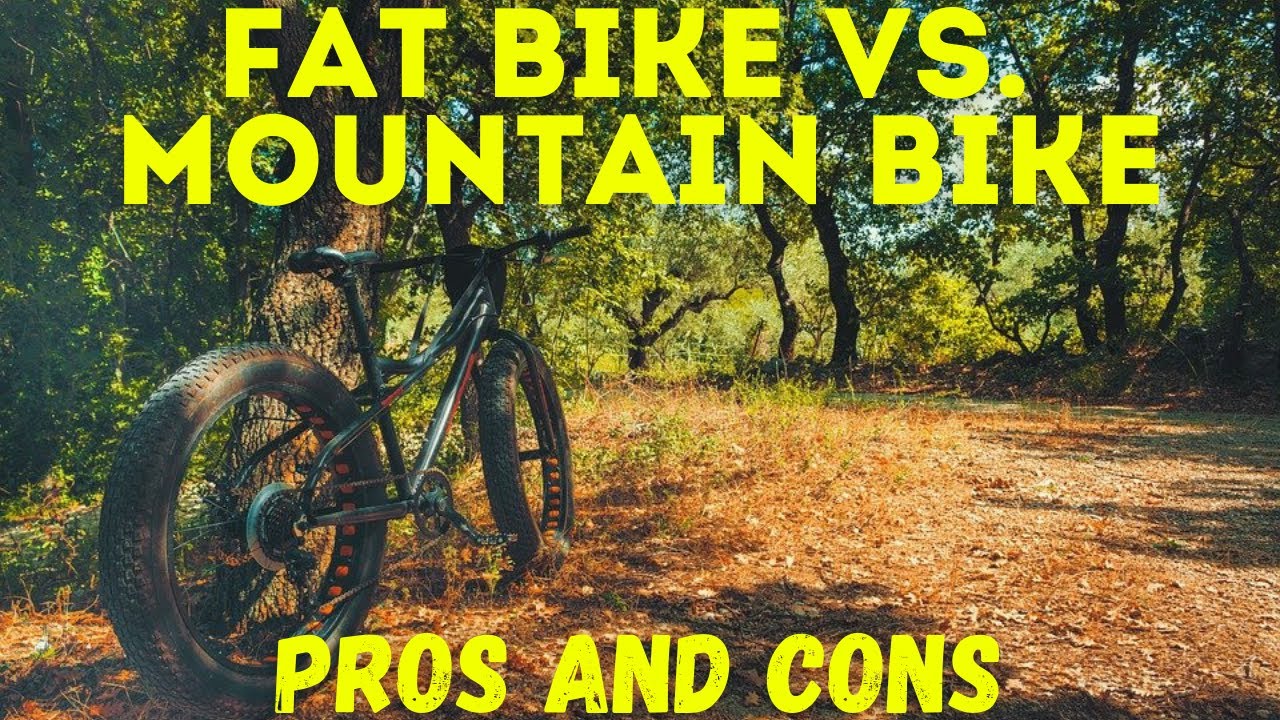 Fat Bike Vs Mountain Bike Pros and Cons YouTube