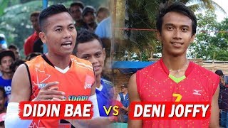 DIDIN BAE vs DENI JOFFY, DUA SPIKER DENGAN CIRI KHAS LOMPATAN TINGGI & SPIKE KERAS