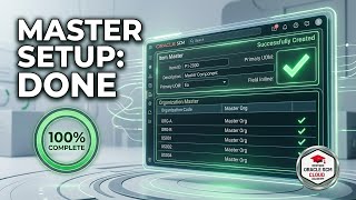 Item Creation Flow in Oracle SCM Cloud | Item Master Organization Setup