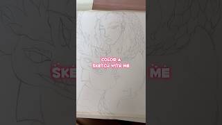 Color with me #art #sketchbook