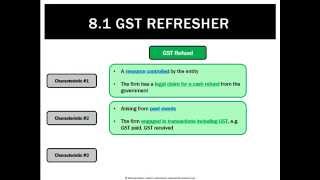 8.1 GST refresher