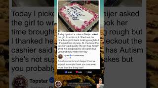 Meijer Cake Icing Turns Out Rough - Cashier Reveals Heartwarming Reason Why