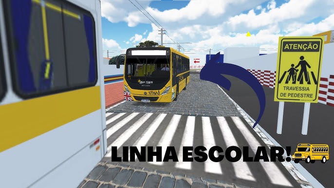 🔵 [PROTON BUS SIMULATOR] MAPA ESCOLAR - MARCOPOLO TORINO 2014 VW