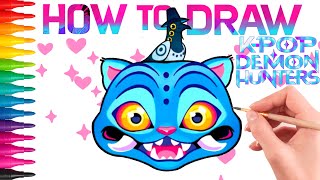 How To Draw Derpy Tiger Pip Easy K-Pop Demon Hunters Step-By-Step For Kids