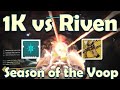 1000k vs riven. Fusion Rifles vs Boss. Particle Deconstruction.