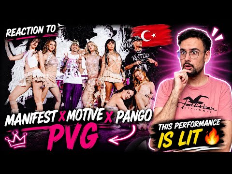 REACTION TO PERFORMANCE OF TR-POP GIRLGROUP: manifest & Motive & Pango – pVg (Manifest Live Remix)