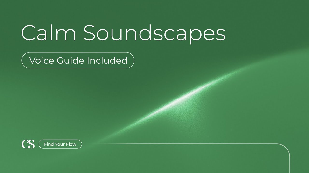 Slow Down in 10 Minutes | Ambient Soundscape with Soft Voice Guides