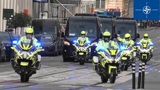 Navo-Top Brussel Verschillende Begeleidingen Met Spoed Tijdens Kleine Navo-Top In Brussel