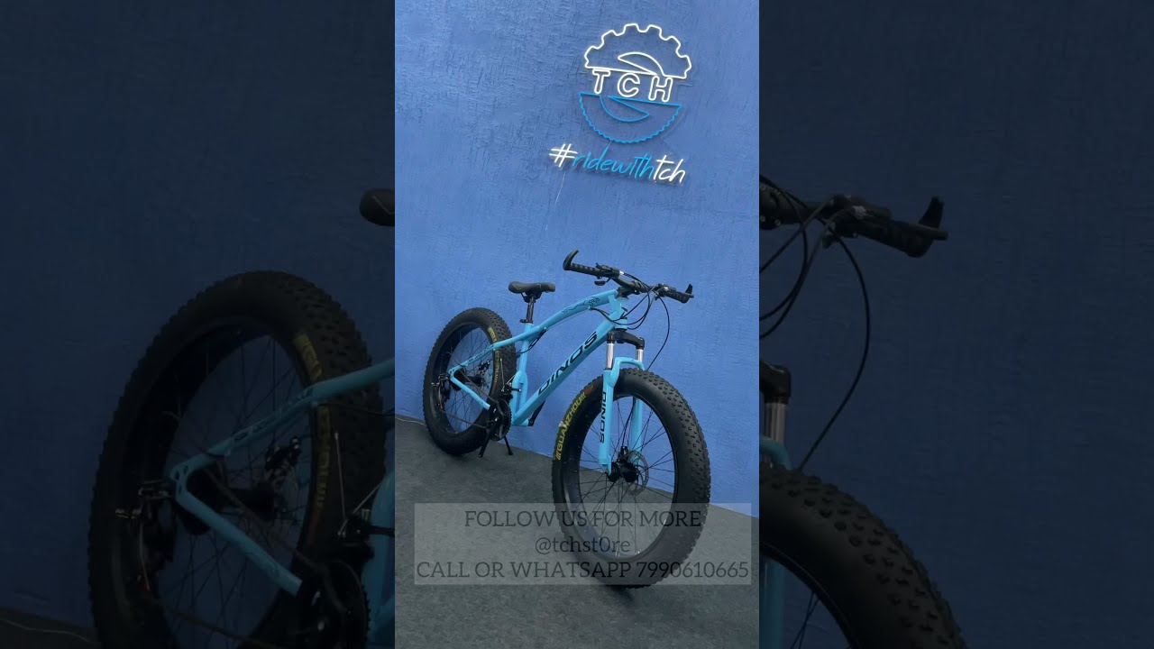 Legendary Blue DINOS Bike With 21 Shimano Gears New Model MTB Cycle Fat Tyre Bicycle TCH Store