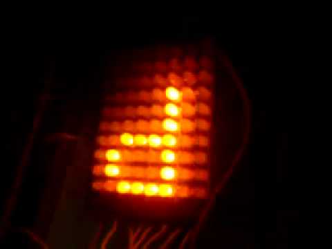 LED matrix display ( 10x8 ) (testing)