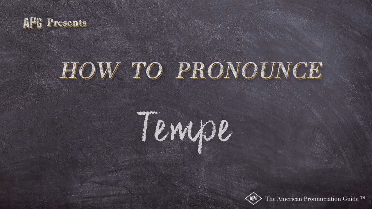 How To Pronounce Tempe (Real Life Examples!)