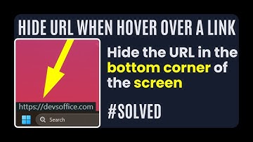 Hide links on hover like PRO | How to hide URL link on mouse hover | Hide links when a button hover