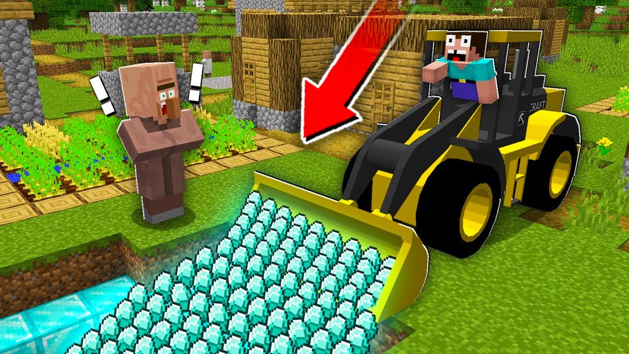 WHERE DOES NOOB HIDE TREASURES of VILLAGERS? in Minecraft Noob vs Pro