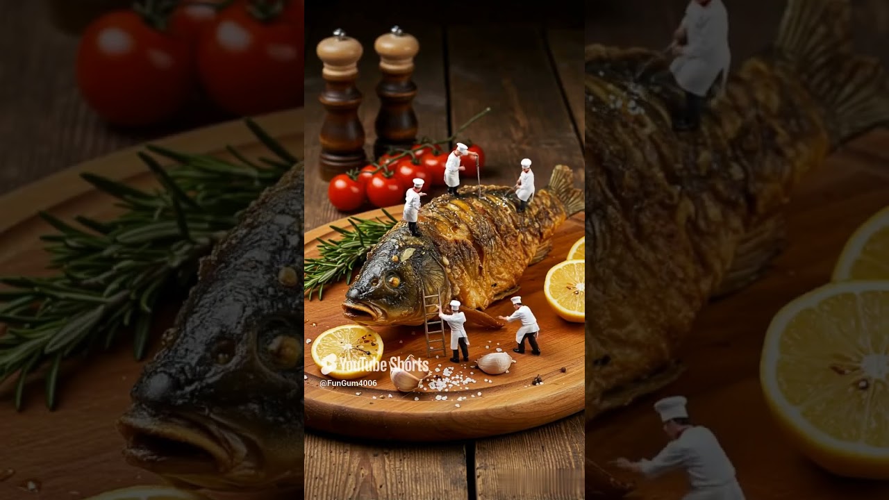 A delightful glimpse into a miniature culinary world!  