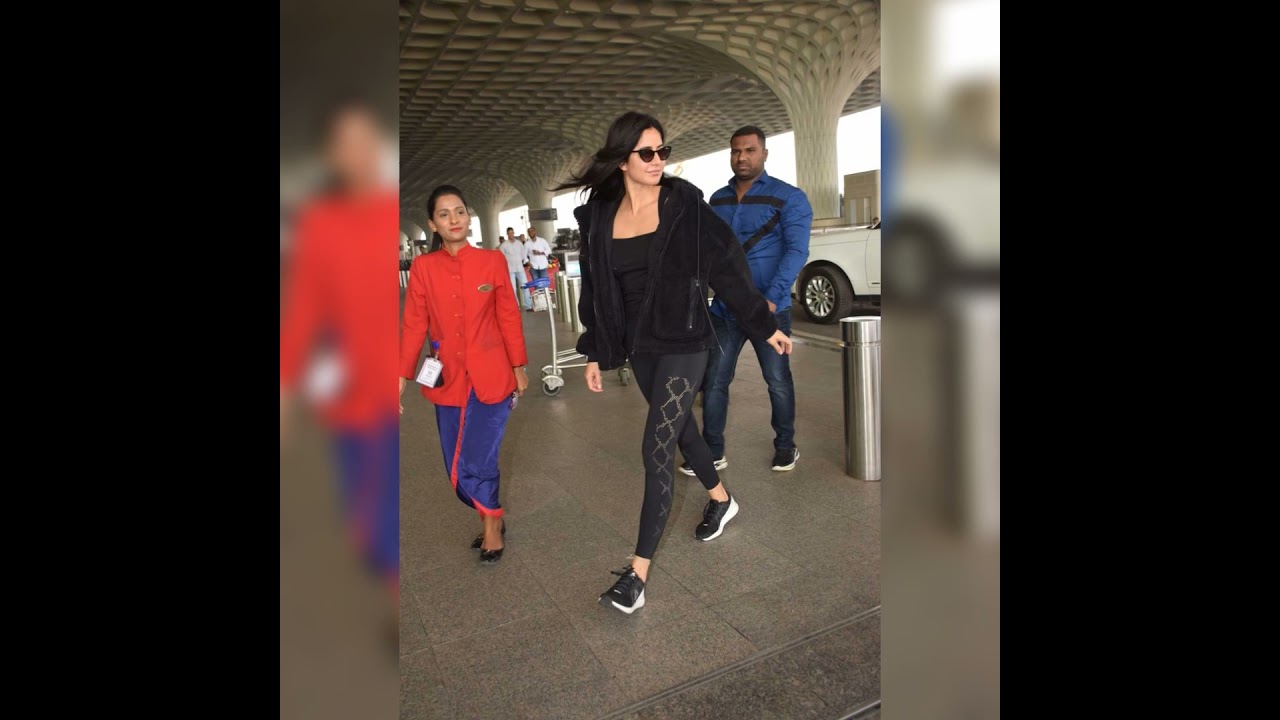 airport looks of Katrina Kaif