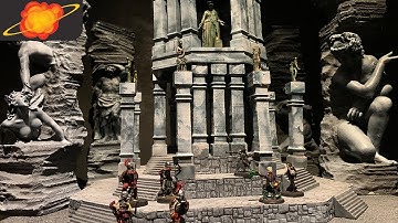 I Made Dark God Temple Terrain for Warhammer and D&D