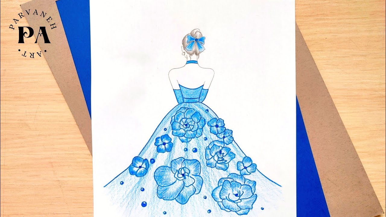 How To Draw A Flower Girl Dress Best Flower Site how-to-draw-a-flower-girl-dress-best-flower-site