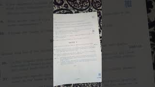 AP inter 1st year Physics real question paper 2026 #viral