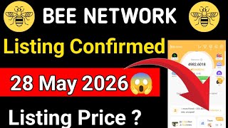 Bee Network listing Date|Bee Network New Update|Listing Price|bee Network Kyc Process